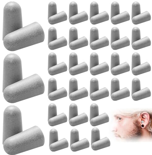 Ohrstöpsel zum Schlafen Gehörschutzstöpsel mit 38 DB Höchstes SNR Gehörschutz Ohrstöpsel für Lernen Reisen Laute Geräusche 30 Paare
