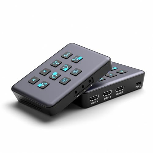 3rd Gen Dual Full HD USB3.0 4K Pass Through Capture Card. Certified for OBS Stream and Record in 1080P@60Hz with Ultra-Low Latency on PS5/PS4, Xbox Series/Xbox One, Switch/Switch OLED, SteamDeck