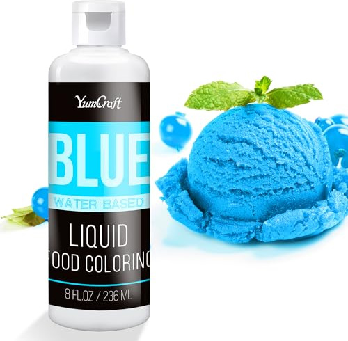 Colorante alimentario líquido altamente concentrado para pasteles, hornear, huevos de Pascua, bebidas, sin azúcar, colorante de alimentos para fondant, glaseado, slime, decoración de tartas (azul, 236