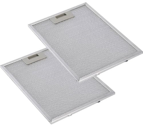 2 Pcs Metal Grease Filter, 320 x 260mm Kitchen Extractor Fan Filter Replacement for Many Leading Brand of Cooker Hood Extractor Fan Vent