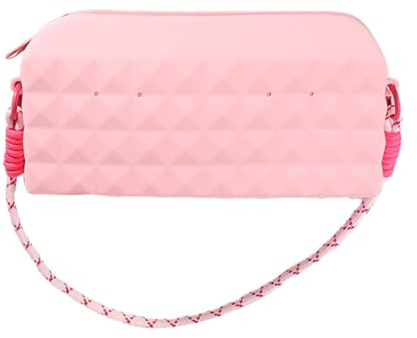 Bolsa Cosmética de Silicona | Neceser De Viaje Compacto,Organizador De Artículos De Higiene De Silicona con Cremallera Y Llavero para Hijas, Amigas, Novias Y Sobrinas
