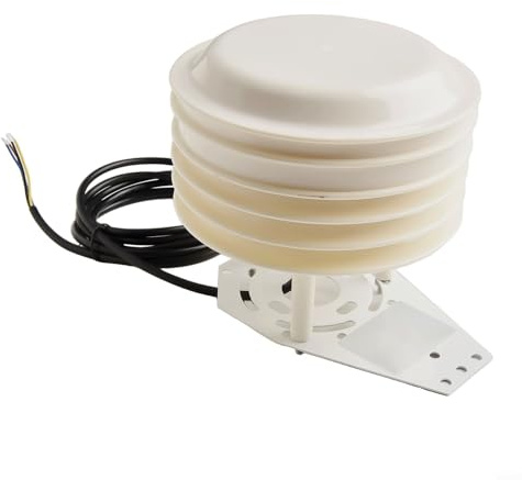 ABS Radiation for Weather Station Projector, Shutter Box Cover for and Humidity Sensors, 140mm x 78mm, Compatible(Temp&hum)