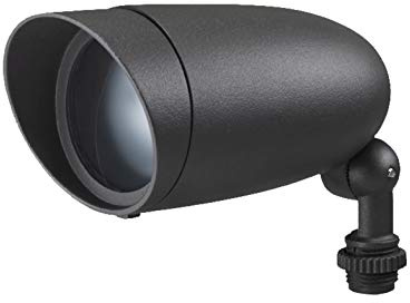 Nuvo Lighting 62/1203 LED Landscape Flood Fixture, Dark Gray, 9W, 120V, 3000 Kelvin Temp, 900 Lumens Output, 50000 Average Rated Hours, Circular LED Module Bulb, Rugged Construction 6.25 in