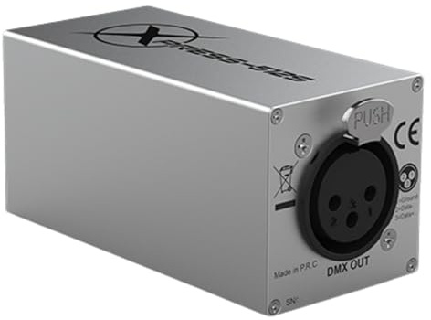 CHAUVET DJ– Xpress-512S DMX Interface for Showxpress Software | Two Universe Control with DMX & Artnet | Standalone Show Playback Without Computer | Windows & Mac Os X Compatibility