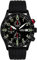 ASTROAVIA Herren-Armbanduhr Chronograph Quarz Silikon Armband schwarz N32BK5