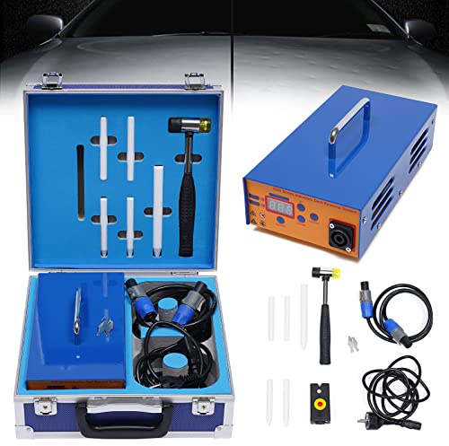 SUBKUDY Kit di Riparazione per Ammaccature senza Vernice, Scatola Riscaldante a Induzione, Apparecchio di Riscaldamento a Induzione, Kit di Riparazione per Ammaccature Auto