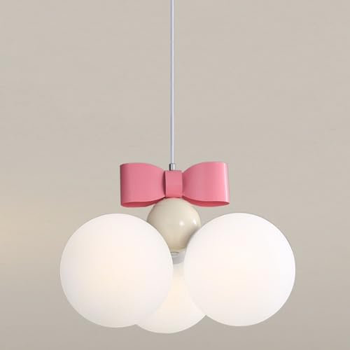 Luz de Colgante de Arco de Dibujos Animados, lámpara de Techo de Resina Creativa de PE Moderna, lámpara de Colgar de Techo de Dormitorio Lindo, Accesorios de iluminación incimacables para el Comedor