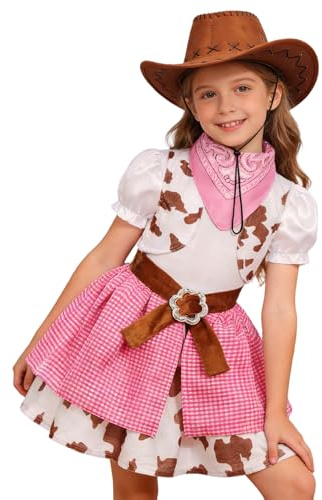 Générique Déguisement de fille avec gilet et jupe pour fête, vacances et cosplay (12-13 Years)