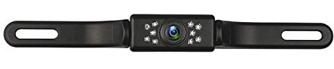 JPP License Plate Backup Camera - IP68 Waterproof, Wide Angle View, Night Vision LED - Universal Car Rear View Reversing Camera