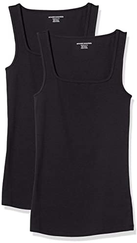 Amazon Essentials Women's Slim-Fit Square Neck Tank Top