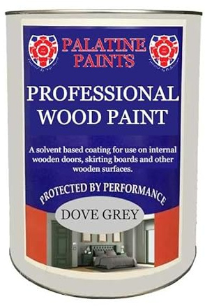 Palatine PaintsProtected By Performance Gloss Interior Wood Paint - 26 Colours - Quick Delivery (2.5L, Dove Grey)