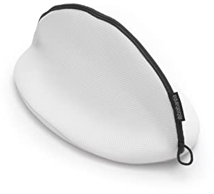 Brabantia - Wäschesack Sneakers - Aus Mesh für die Waschmaschine - Schutz für Schuhe - Reißverschluss mit Zuglaschenabdeckung - Weiche Schaumstoffschicht - Wäschezubehör - White - 25 x 23,5 x 46 cm