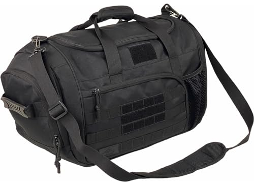 APRILBAY Gym Bag Tactical Duffel Bag Für Männer Basketball& Fußball Tasche Sport Training Tasche Reise Weekender Gear Bag Super Qualität/Durable (43L) (Jet Black)
