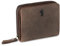 Berliner Bags Vintage Geldbörse Sara, Kleine Portemonnaie, Geldbeutel aus Leder, mit TÜV-gepruftem RFID-Schutz, inkl Geschenk-Box, für Damen - Braun