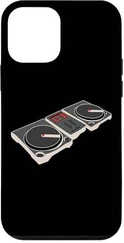 Custodia per iPhone 12 mini Giradischi del vinile per il DJ doppio dell'attrezzatura della tavola girevole del DJ