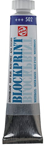 Talens vattenbaserad blockprint tryckfärg 20 ml (djupblå)