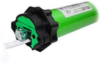 smarotech® Rollladen-Nachrüstset: Rohrmotor Selve SEL Plus 2/20 inkl. 4-Kant-Stahl-Stift mit 12mm Kopf, Anschlusskabel und SW 60 Adapter. (SEL Plus 2/20 ohne Lager, SecuBlock)