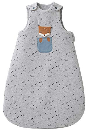 VERTBAUDET Gigoteuse sans manches RENARD gris chiné 0/6M