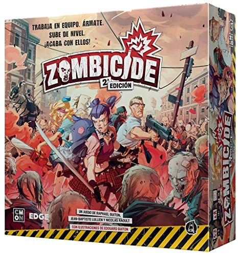 CMON Zombicide Segunda Edición, Juego de Mesa Cooperativo en el Apocalipsis Zombi, A Partir de 14 Años, De 1 a 6 Jugadores, 60 Minutos por Partida, Español