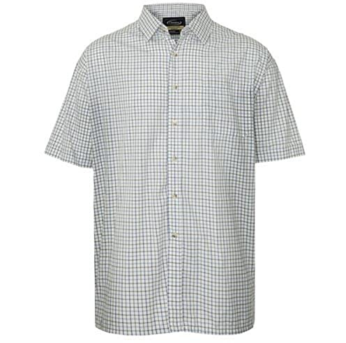 Champion Mens Tattersall Country Casual Short Sleeve Shirt