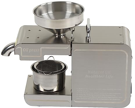 Elektrische Ölpresse aus Edelstahl, Intelligente Ature-Steuerung für den Küchengebrauch (ZJchao2c346rnh1g-11)