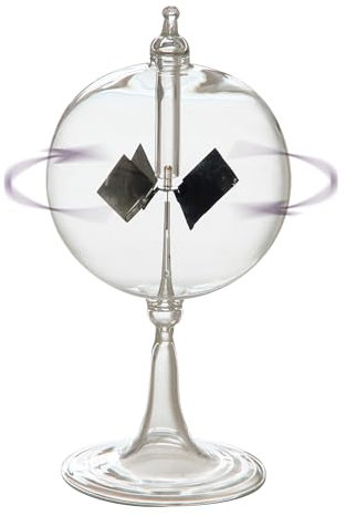Funtime Gifts CROOKES RADIOMETER – Fascinating Light Mill Desk Toy for Science Enthusiasts, Physics Gadget and Unique Desktop Decor