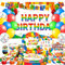 Baustein Party Dekoration, 10 Gäste Bausteine Geburtstag Deko Bausteine Partygeschirr Set, Teller Becher Tischdecke Luftballons Hintergrund Banner etc Baustein Theme Party Supplies
