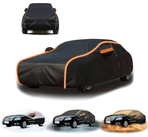 Telo Antigrandine Per Auto Per Lancia Ypsilon Hybrid, Telo Copriauto da Esterno, Telo Copriauto Antigrandine,Impermeabile Traspirante,Protezione Dal Sole E Dalla Polvere-x25