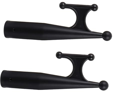 TOGEVAL Gancio per Barca in Nylon 2 Pezzi Resistente per Ormeggio e Recupero, Attacco Mezzo Marinaio per Asta 28mm, Accessori Nautici per Kayak e Yacht