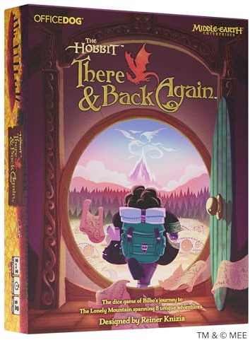 Asmodee | The Hobbit: There and Back Again | Dice Strategy Game | Ages 10+ | 1-4 Players | 30+ Minutes Playing Time | Ages 10+ | 1-4 Players | 30+ Minutes Playing Time