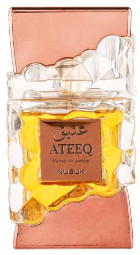 Ateeq, Parfum Extrait, 100 ml, Nusuk av RiiFFS lyxig unisex parfym med orientaliska toner