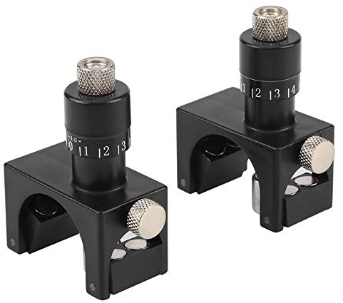 2 Pcs Planer Knife Setting Gauge With Wooden Carrying Case, Magnetic Planing Machine Cutting Setting Calibration For Woodworking