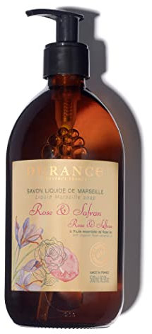 Marseiller Flüssigseife, Rosa und Safran