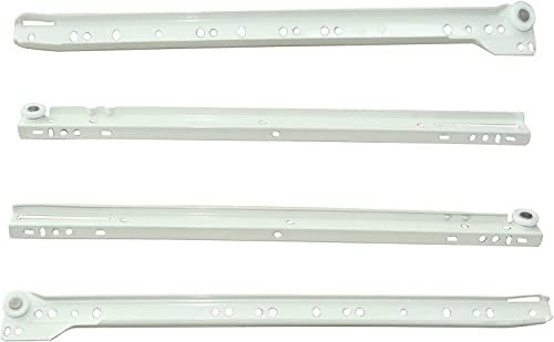 CG94 Coppia guide di scorrimento a rulli per cassetti 25kg (35cm)