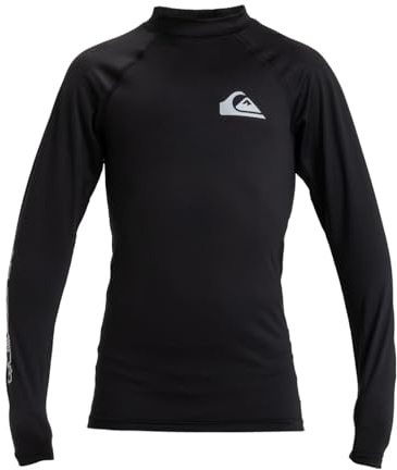 Quiksilver Everyday - Camiseta de Surf de Manga Larga con UPF 50 para Chicos 8-16