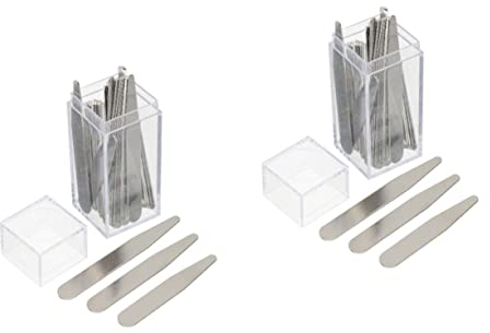 VALICLUD 72stücke Herren Hemd Kragenstützen Aus Edelstahl Verstellbare Kragenformer Für Hemdkragen Langlebige Kragenstäbchen Für Elegantes Tragen Für Business Und Freizeithemden