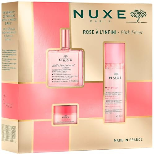 Nuxe Cofanetto Gli Iconici Floral Huile Florale 50ml + Acqua Micellare 100ml + Balsamo Labbra 15gr
