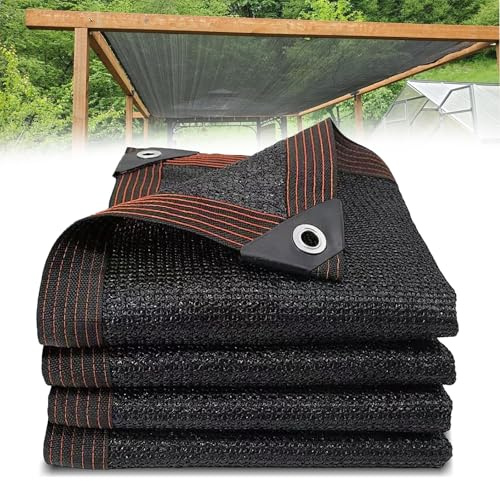 Garten Schattierungsnetz, 2 x 3 Meter Schattierungsnetz, Atmungsaktiv Schattiernetz mit Ösen, Leicht Schattennetz, Beschattungsnetz für Pergola,Garten,Gewächshaus,Hühnerstall,Outdoor