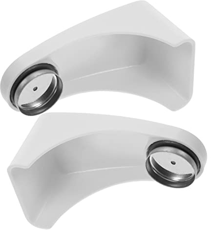 ABOOFAN 2 Piezas Soporte Magnético para Jabón Montaje Sin Taladro Estantería de Baño y Cocina Diseño Moderno con Redondeados Fácil Instalación Azulejos y Mantiene Jabón Seco y Duradero