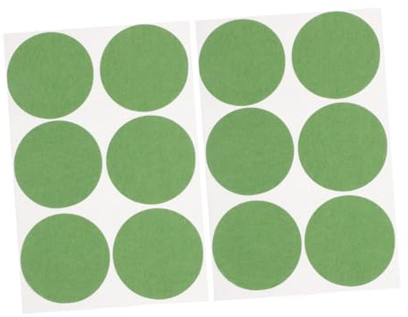 Kisangel 2 Feuilles Patch de Réparation Auto-adhésif pour Table de Billard Lot de Patches Ronds Réparation et Facile pour Table de Snooker Adhésion Forte et Finition Lisse