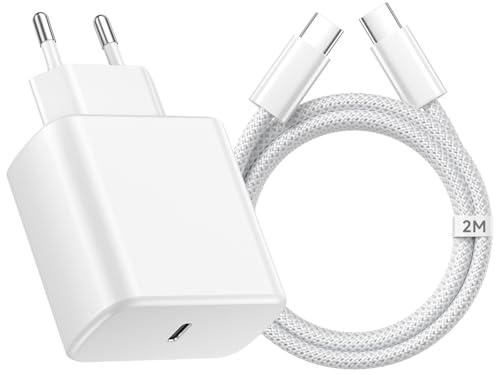 45W USB C-Laddare Snabbladdare för Samsung Galaxy S26 S25 S24 S23 S22 S21 Plus/FE/Ultra/ S20Plus,Z Fold 7/6,Z Flip 7/6,Note20, USBC-Kontakt med USB C-Kabel 2M UsB C-Nätadapter Laddningskontakt Usb c