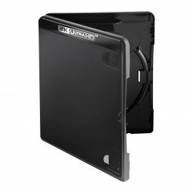 4K Boitiers Blu-Ray DVD, 15 mm, Machine-Pack-Quality, Noir, 1 pièce