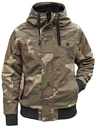 Brandit Winterjacke Grizzly light woodland - L