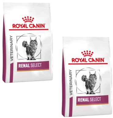 Royal Canin Veterinary Renal Select | Confezione doppia | 2 x 400 g | Alimento dietetico completo per gatti | Può aiutare a sostenere la funzione renale in caso di insufficienza renale