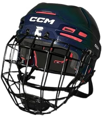 CCM Tacks 70 Helm Combo Senior, Größe:M, Farbe:Navy