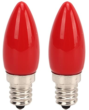 Generic Bombilla del LED, Buen Funcionamiento Rojo de la Disipación de Calor de la Bombilla de E12 LED para Halloween, Generic0os1edzbur
