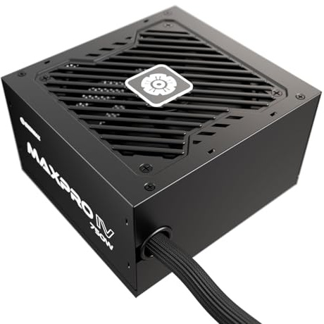 ENERMAX MAXPRO IV 750 Watt|Nicht-modulares ATX Gaming PC Netzteil|individuell Mesh-Sleeve Kabel|80 Plus|geräuscharmer 120mm Lüfter|jap. Kondensator mit 5-Fach Schutzschaltung|EMP750W