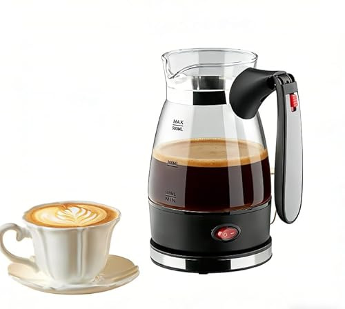 RANJIMA Caffettiera elettrica turca, 500 ml, caffè turco con manico pieghevole, per la casa, l'ufficio, i viaggi