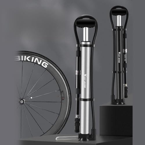 HPZIHUIT MINI BIKE PUMP PORTABLE AIR PUMP HIGH PRESSURE FOR ROAD BIKE TIRE PUMP FRONT FORK REAR SUSPENSION