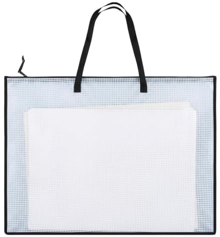 1 PCS A1 Portfolio Case, Art Folder, 63.5*48cm Transparent Storage Bag for Documents and Drawing Boards, Practical Organizing Accessory for Artists, Designers, Office Workers, Art Enthusiasts